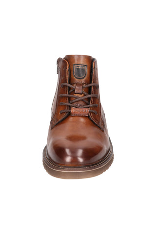 Braune Stiefeletten aus echtem Leder Bugatti 331AO9301010