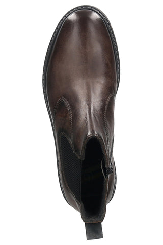 Chelsea boots marroni in pelle con suola carrarmato Bugatti 331AON323200