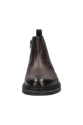 Braune Chelsea-Boots aus Leder mit Profilsohle Bugatti 331AON323200
