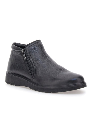 Polacchini neri con zip laterali Claremorris 17102165