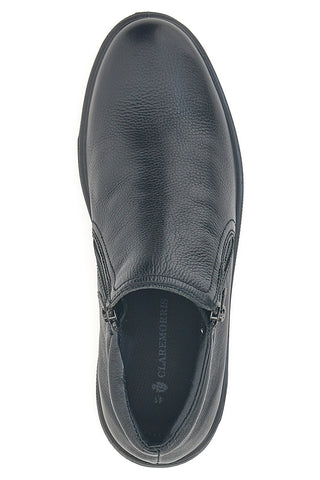 Claremorris 17102165 Schwarze Stiefeletten mit seitlichen Reißverschlüssen