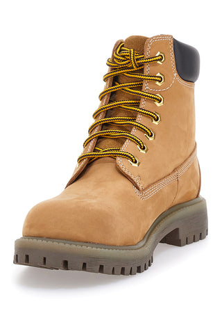 Boardman 11114509 Ockerfarbene Stiefeletten mit gepolstertem Kragen