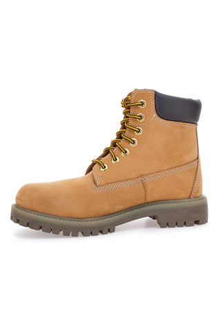 Boardman 11114509 Ockerfarbene Stiefeletten mit gepolstertem Kragen
