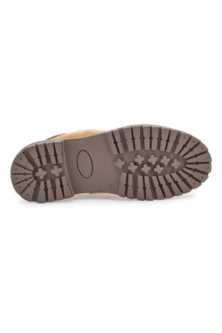 Boardman 11114509 Ockerfarbene Stiefeletten mit gepolstertem Kragen