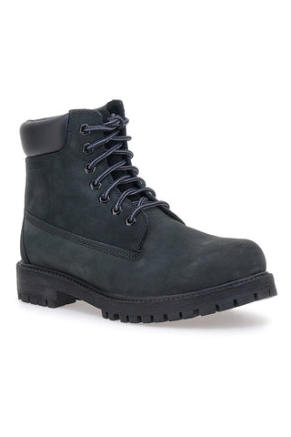 Boardman 11114509 Schwarze Stiefel mit gepolstertem Kragen