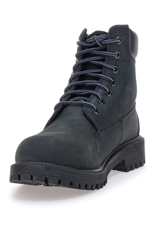 Boardman 11114509 Schwarze Stiefel mit gepolstertem Kragen