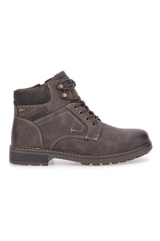 Relife 20821B21R braune wasserabweisende Stiefeletten mit warmem Futter