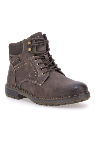Relife 20821B21R braune wasserabweisende Stiefeletten mit warmem Futter