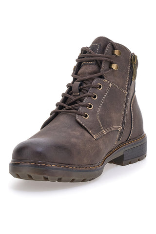 Relife 20821B21R braune wasserabweisende Stiefeletten mit warmem Futter