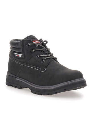 Carrera CAM73302N2020 Schwarze Stiefeletten mit gepolstertem Schaftrand
