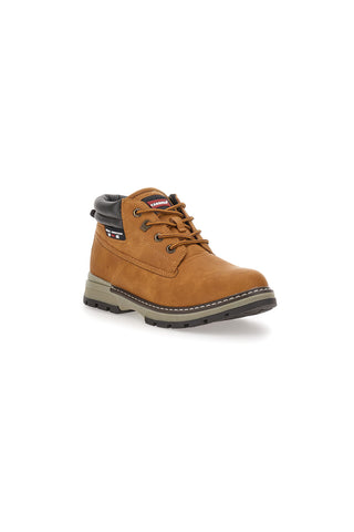 Carrera CAM73302N6060 Leder-Ankle-Boots mit gepolstertem Schaftrand