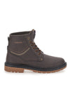 Carrera CAM759046868 braune Stiefeletten mit Kontrastnähten