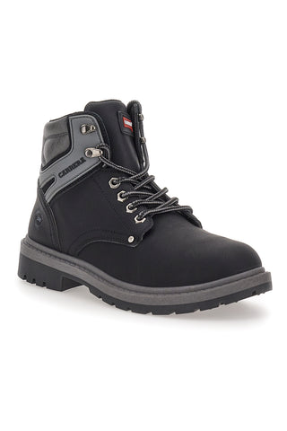 Stivaletti scarponcini neri con dettagli grigi Carrera CAM759052048