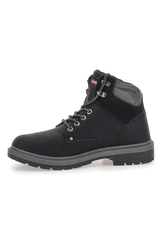 Schwarze Stiefeletten Carrera CAM759052048 mit grauen Details