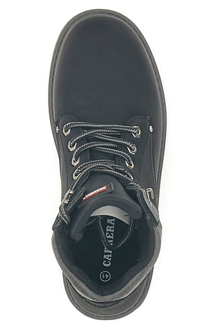 Stivaletti scarponcini neri con dettagli grigi Carrera CAM759052048