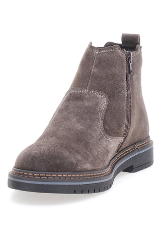 Pittarello Eco 252520020 Herren-Reißverschlussschuhe aus braunem Echtleder