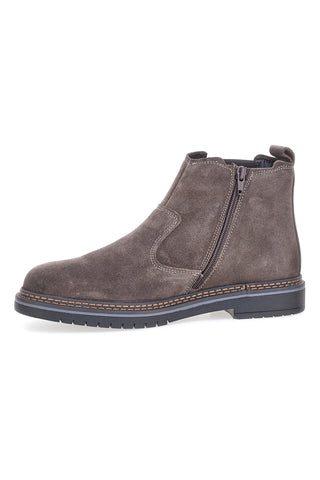 Pittarello Eco 252520020 Herren-Reißverschlussschuhe aus braunem Echtleder