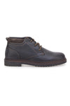 Pittarello Eco 252520024 Schwarze Stiefeletten aus echtem Leder mit gepolstertem Schaftrand