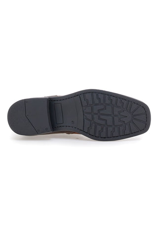 Braune Stiefeletten mit seitlicher Schnalle, Output 252590062
