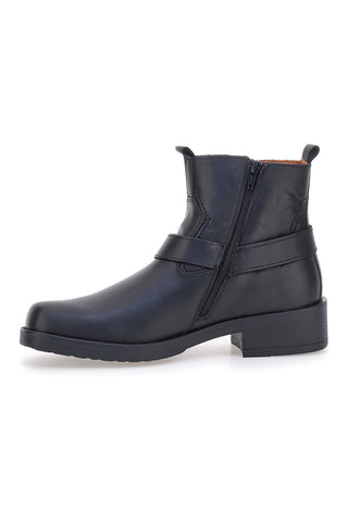Schwarze Stiefeletten mit seitlicher Schnalle, Output 252590062
