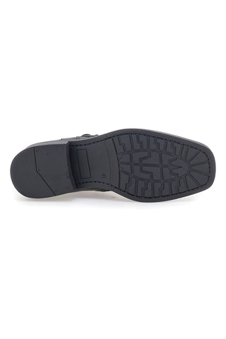 Stivaletti neri con fibbia laterale Output 252590062