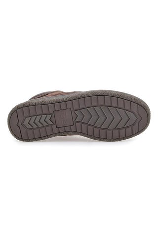 Scarpe alte marroni imbottite fondo robusto Cotton belt CBM524A0602