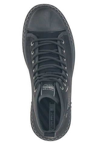 Sneakers alte nere in tessuto Cotton Belt CBM421A3201
