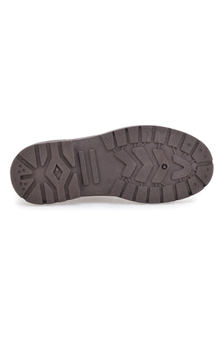 Scarpe alte marroni effetto vintage suola rinforzata Cotton belt DRE NBK