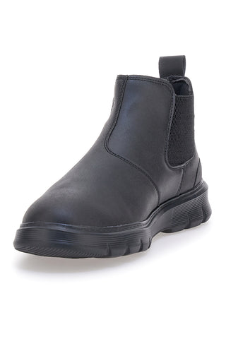Marineblaue Stretch-Stiefeletten MM984