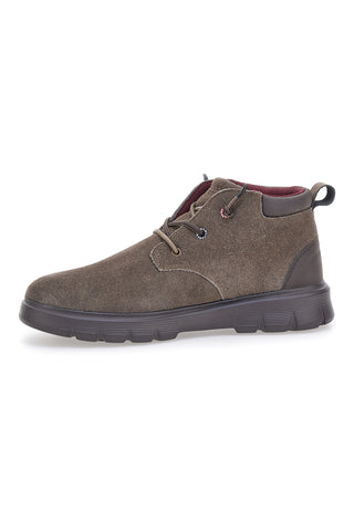Braune Stiefeletten mit flexibler Sohle Navy MM982