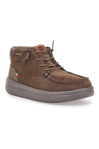 Polacchini marroni in suede Marina Militare MM1706
