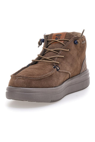 Polacchini marroni in suede Marina Militare MM1706