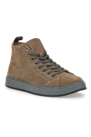 Taupe Wildleder-Sneaker mit Gummisohle Kangaroo CA817
