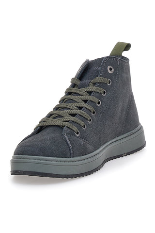 Sneakers grigie in camoscio con suola in gomma Canguro CA817