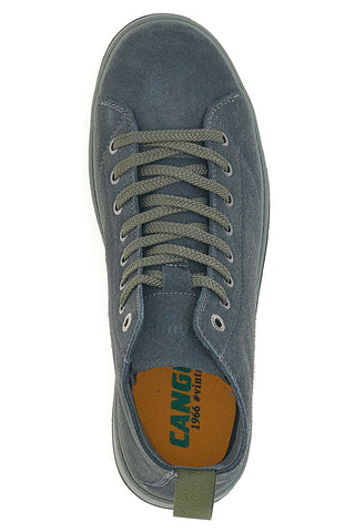 Sneakers grigie in camoscio con suola in gomma Canguro CA817