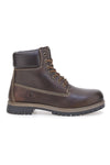 Kangaroo CA826 Herren-Ankle-Boots mit braunem, gepolstertem Schaftrand