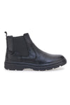 Stivaletti Beatles neri con inserti elastici Andrea Bruni 1293A02