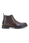 Chelsea boots marroni con inserti elastici Andrea Bruni OM08