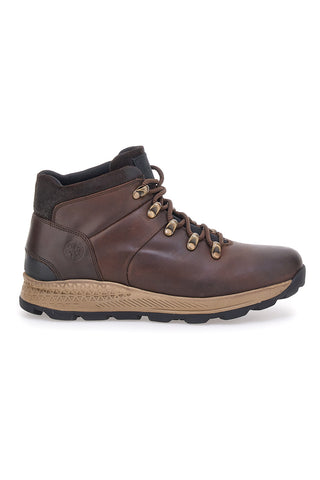 Scarponcini marroni trekking con suola bicolore Andrea Bruni H505HECTOR