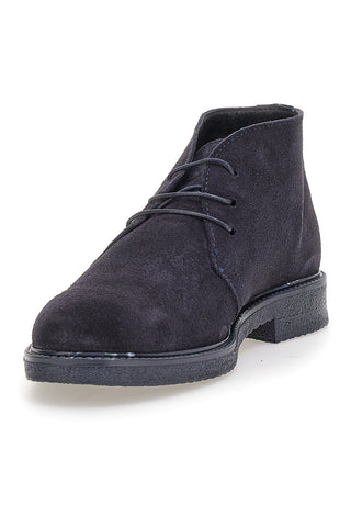 Pittarello Focus 550 blaue Wildleder-Ankle-Boots mit Gummisohle