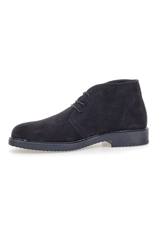 Pittarello Focus 550 blaue Wildleder-Ankle-Boots mit Gummisohle