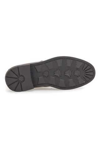 Pittarello Focus 042 braune Leder-Ankle-Boots mit elastischen Einsätzen