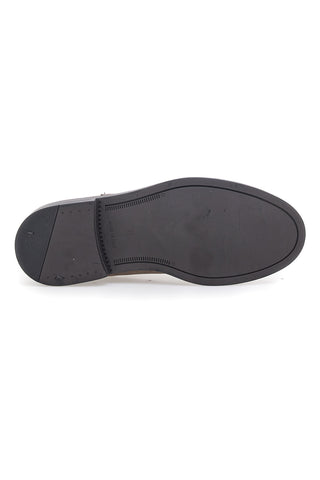 Taubengraue Stiefeletten aus echtem Leder mit elastischen Einsätzen von Pittarello Focus 1980