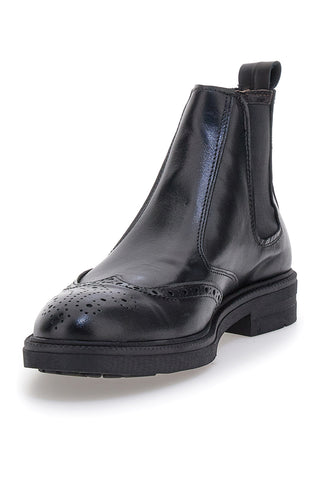 Stivaletti Beatles neri in pelle stile inglese con coda di rondine Pittarello 10