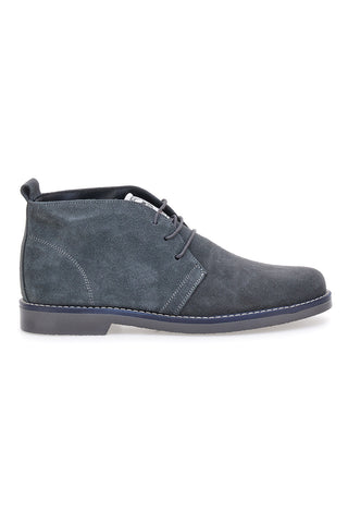 Polacchini grigi in vera pelle stile casual Pittarello 2812