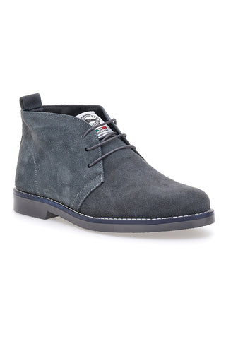 Polacchini grigi in vera pelle stile casual Pittarello 2812