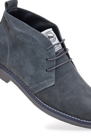 Polacchini grigi in vera pelle stile casual Pittarello 2812