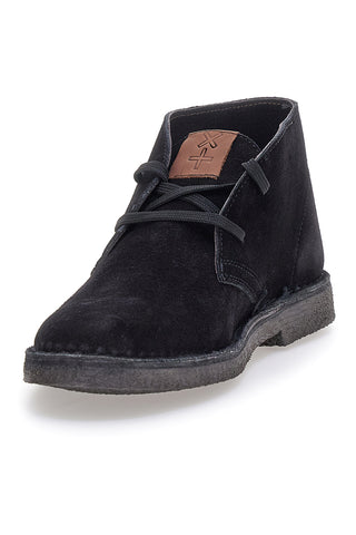 Polacchini neri in pelle scamosciata PTR 2902