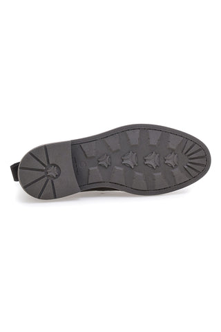 Stivaletti Beatles marroni in camoscio con lavorazione brogue Pittarello 44