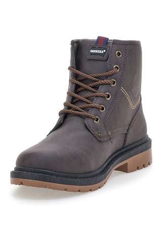 Anfibi marroni con suola carrarmato Carrera 75904